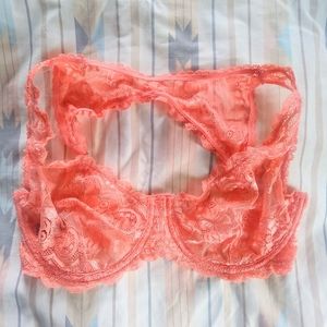 6 for $25! Pretty Peach ASOS Lace Bra 36D